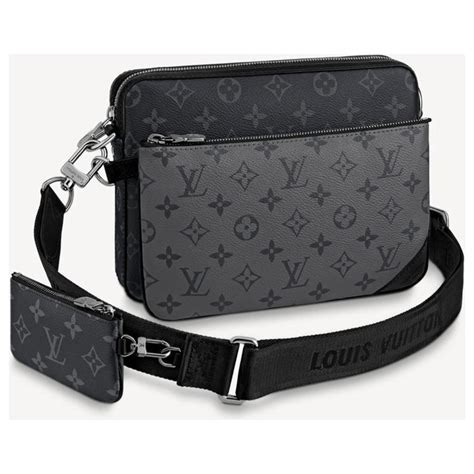 tracolla lv uomo|Borsa Uomo Trio Messenger Louis Vuitton Grigio/turchese .